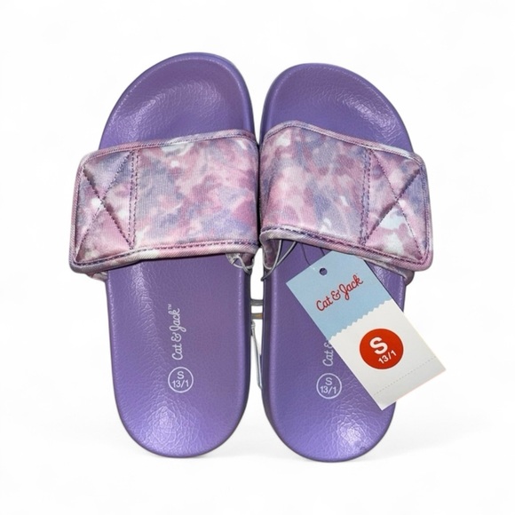 Cat & Jack Other - Cat & Jack Purple & Pink Slide Sandals